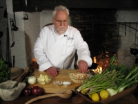 Chef Staib cooking in Charles Thomson
